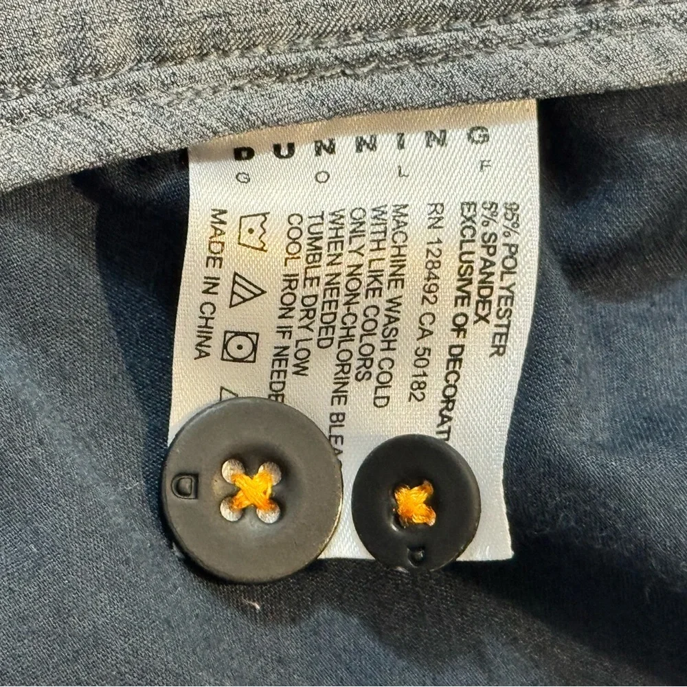 Dunning Golf Performance Gray Flat Front Shorts with Modern Classic Cut Men’s 40 - Picture 8 of 9